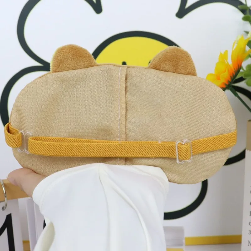 Фото Плюшевая маска для сна Rilakkuma: мультяшная, пушистая, с регулируемым эластичным ремешком, полностью светонепроницаемая, для отдыха и путешествий №5