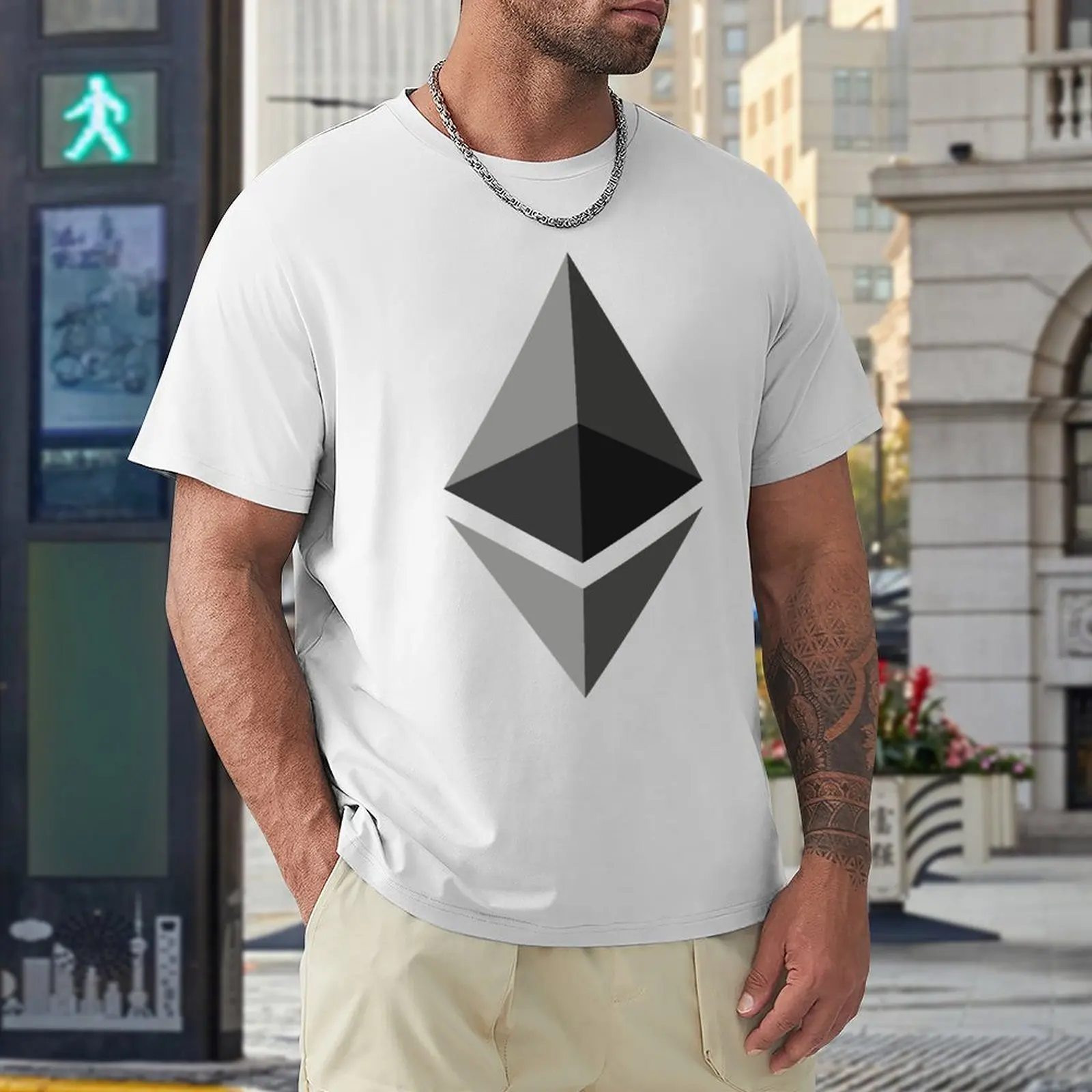 

Tees Ethereum Crypto Currency Casual Graphic Travel USA Size High Quality