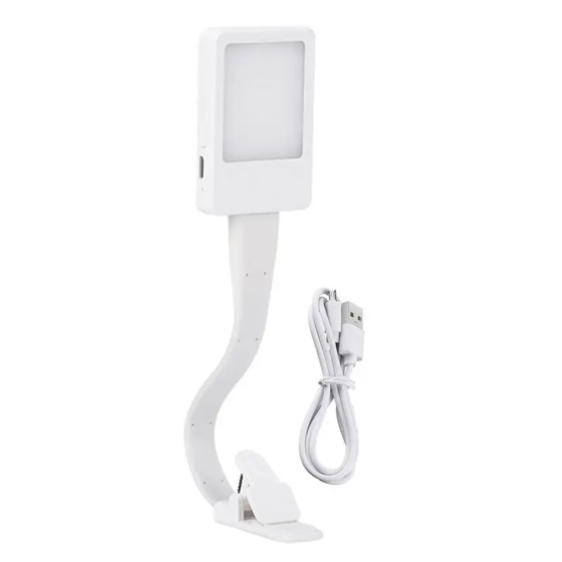Led Book Clip Light Eye Care Book Reading Lamp With 3 Brightness Levels USB Powered Reading Lamps Suitable For Kids Bed