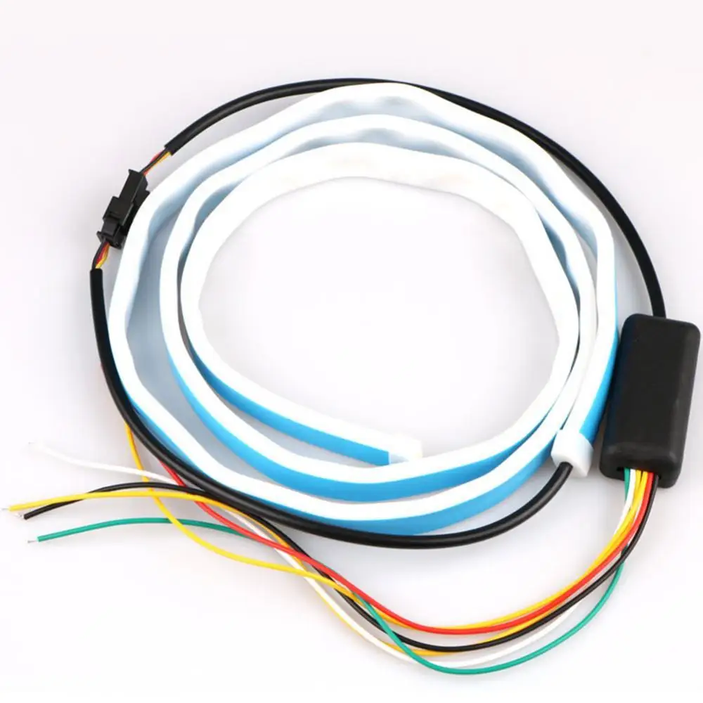 

LED 120cm Daytime Running Light Flexible Soft Car Strip Waterproof Turn Signal