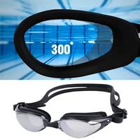 myopia swimming glasses prescription 1 0 9 0 waterproof anti fog swim eyewear silicone diopter diving goggles adults children