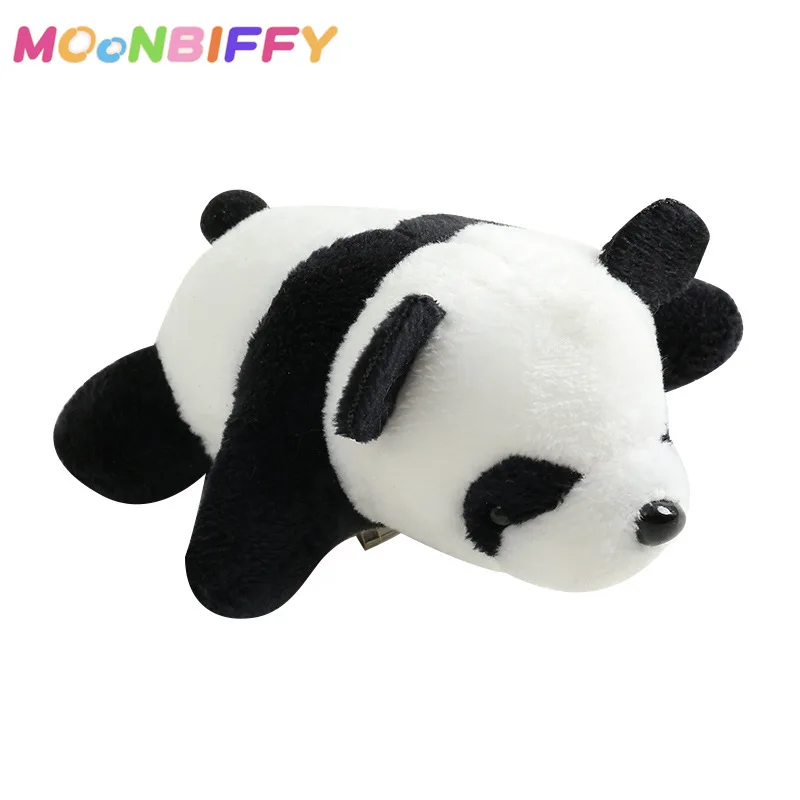 

Cute Panda Plush Stuffed Toy Cartoon 3D Brooch Doll Jewelry School Bag Small Pendant Kid Birthday Gift Christmas Present