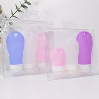 1pcs 38ml60ml90ml travel bottle small sample containers refillable bottle creative portable with hole reusable empty bottle