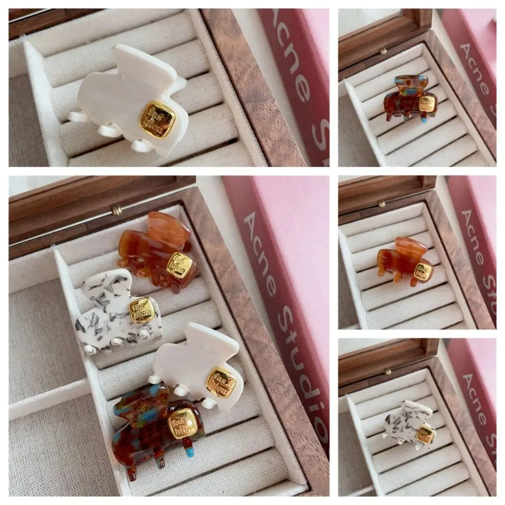 

Glitter Acetic Acid Mini Hair Claw Cute Hair Clip Korean Style Hairgrip Hairpin Women