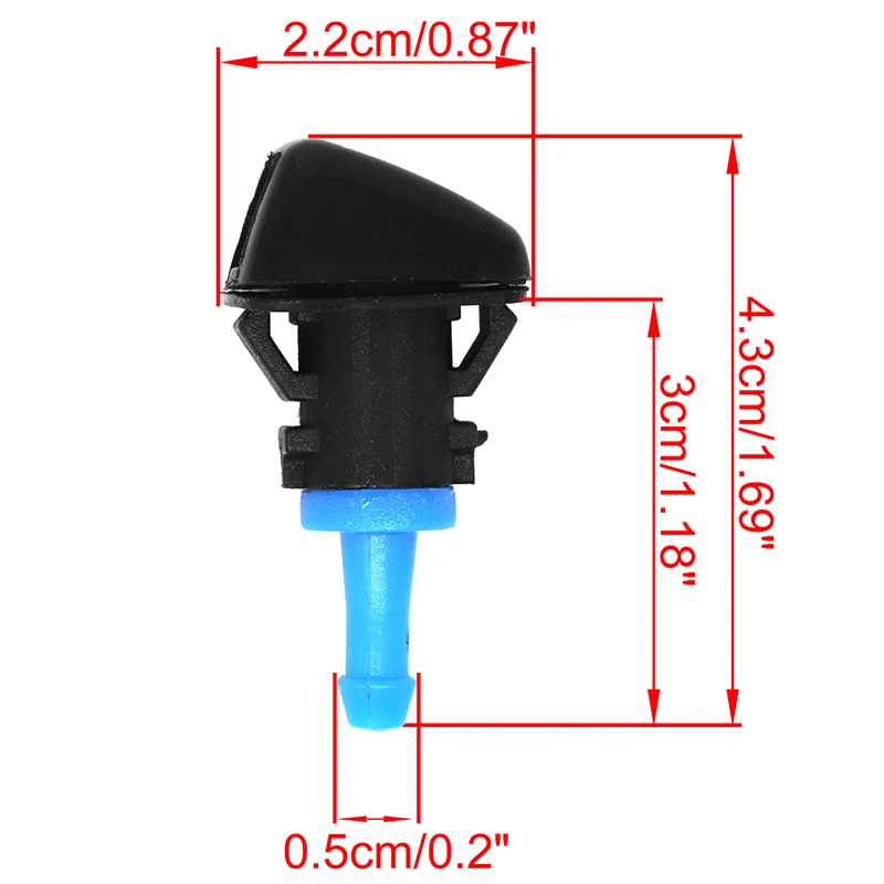2 шт. Форсунка для омывателя лобового стекла автомобиля Jeep Patriot MK74 2008 2009 2010 2011 2012 2013