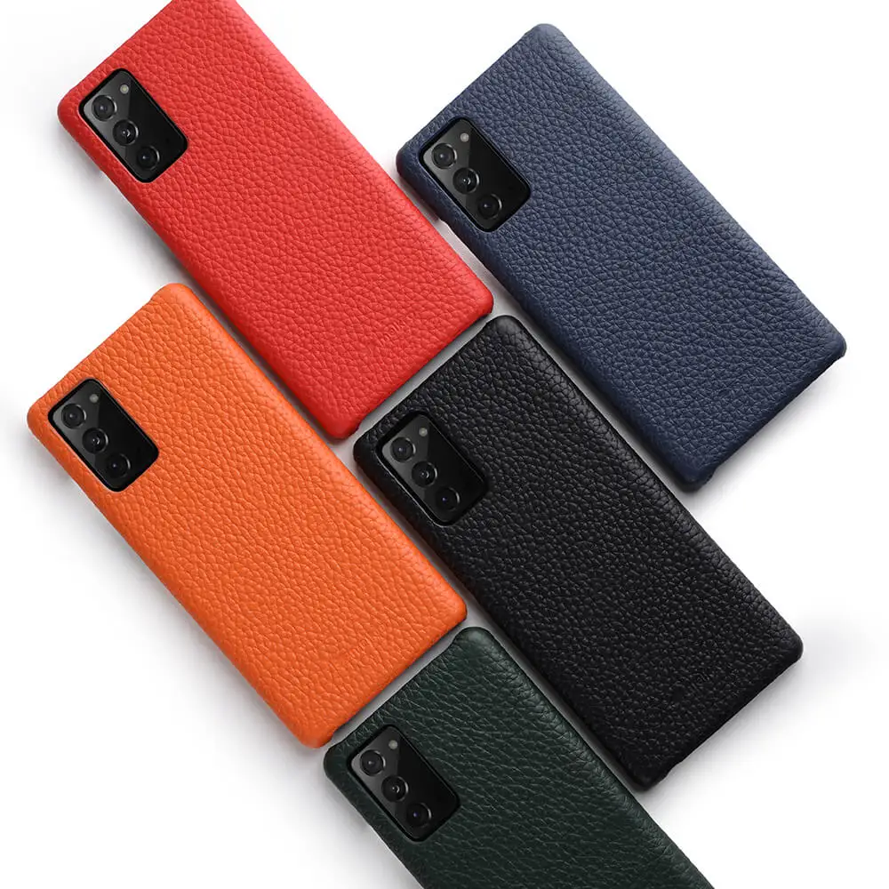 Задняя крышка из натуральной яловой кожи для Samsung Galaxy Note 20 Ultra 5G настоящий