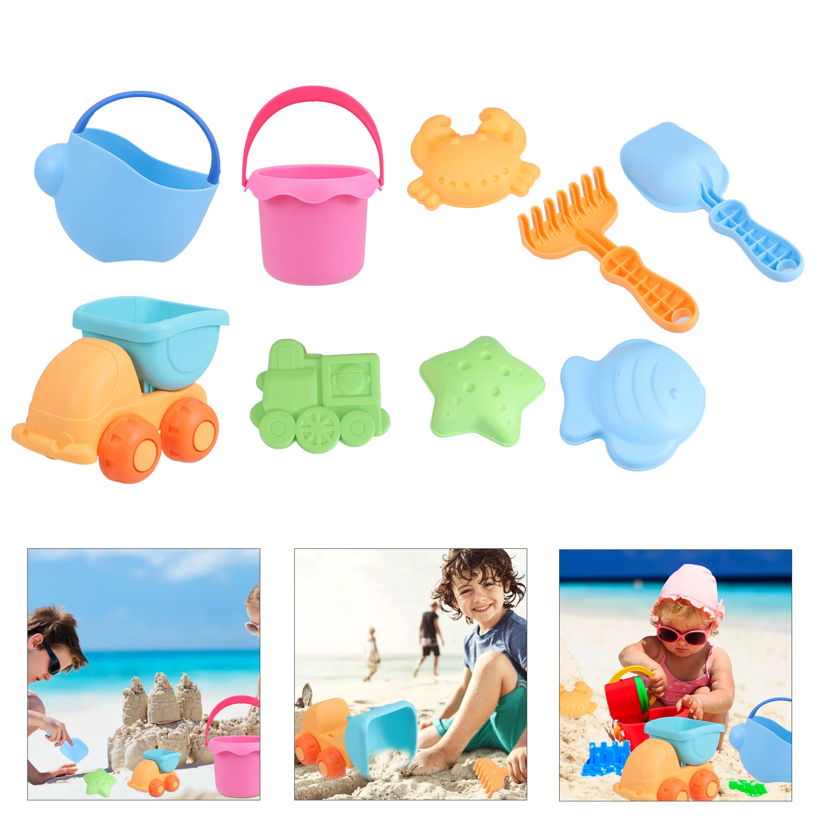 

Toys Kids Beach Toy Sand Children Seaside Toddlers Castle Sandbox Set Tools Summer Playing Plastic