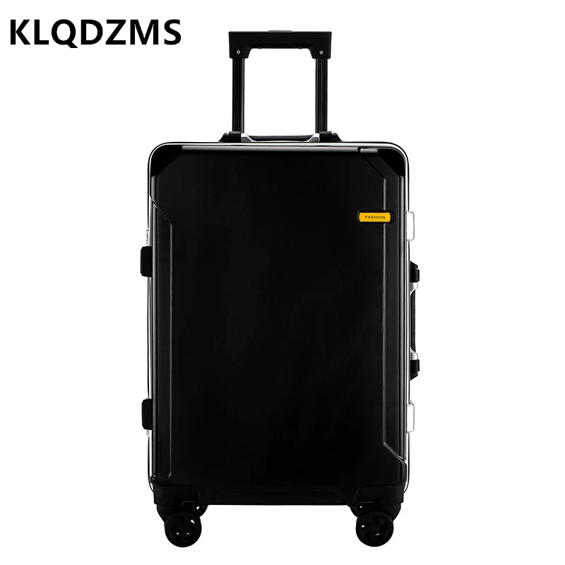 KLQDZMS Luggage Universal Wheel Fashion Suitcase Large-capacity Trolley Case 24 Inch Thick Wear-resistant 20 Inch Boarding Case