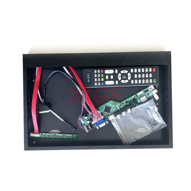 

Плата контроллера для LTN173KT03/CLAA173UA01A + металлическая фотопанель VGA + HDMI + AV + USB 1600*900, аналоговый ТВ-сигнал 17,3 дюйма, фотопанель, 40-контактный комплект LVDS