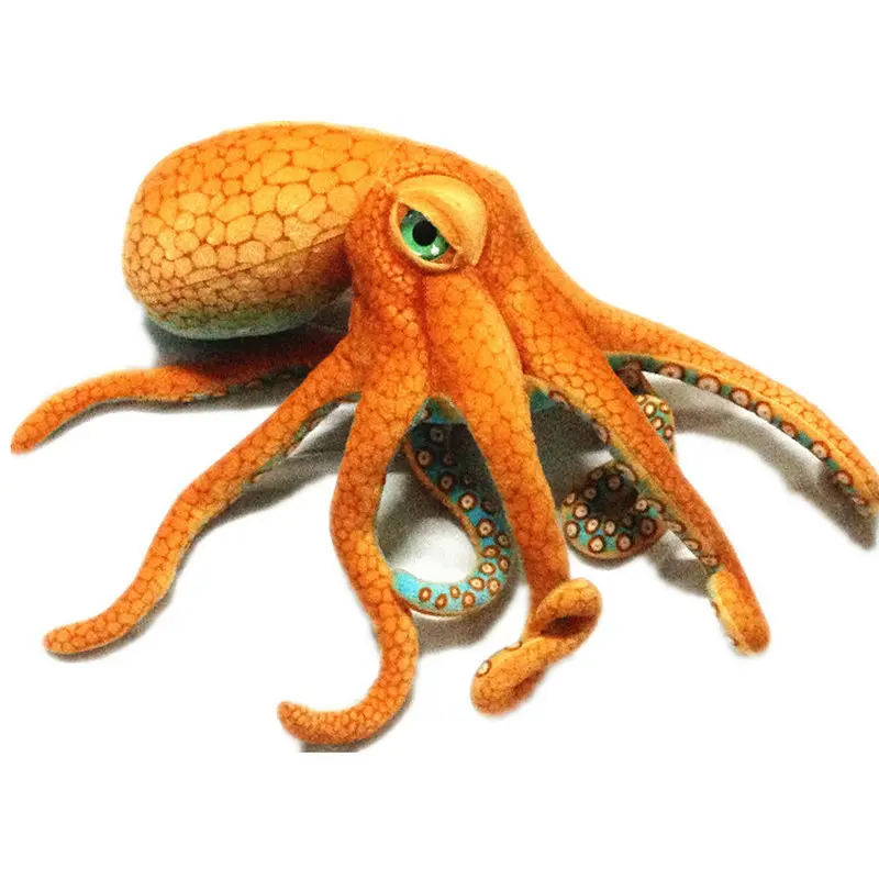 

55~80cm Giant Simulated octopus Stuffed Toy High Quality lifelike Stuffed Sea Animal Doll Plush toys for Children Boy Xmas Gift