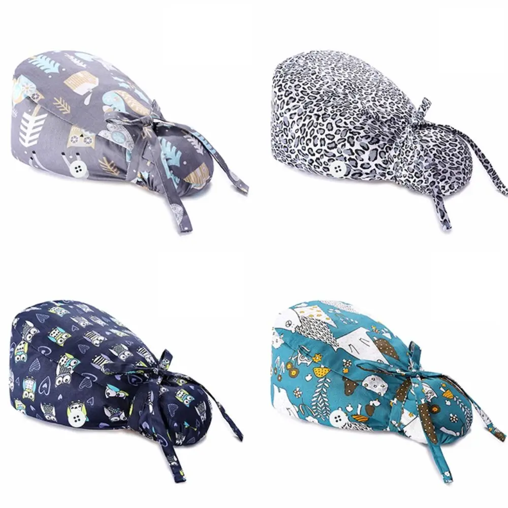 1 шт. хирургическая Шапка-тюрбан для хвоста с кнопками