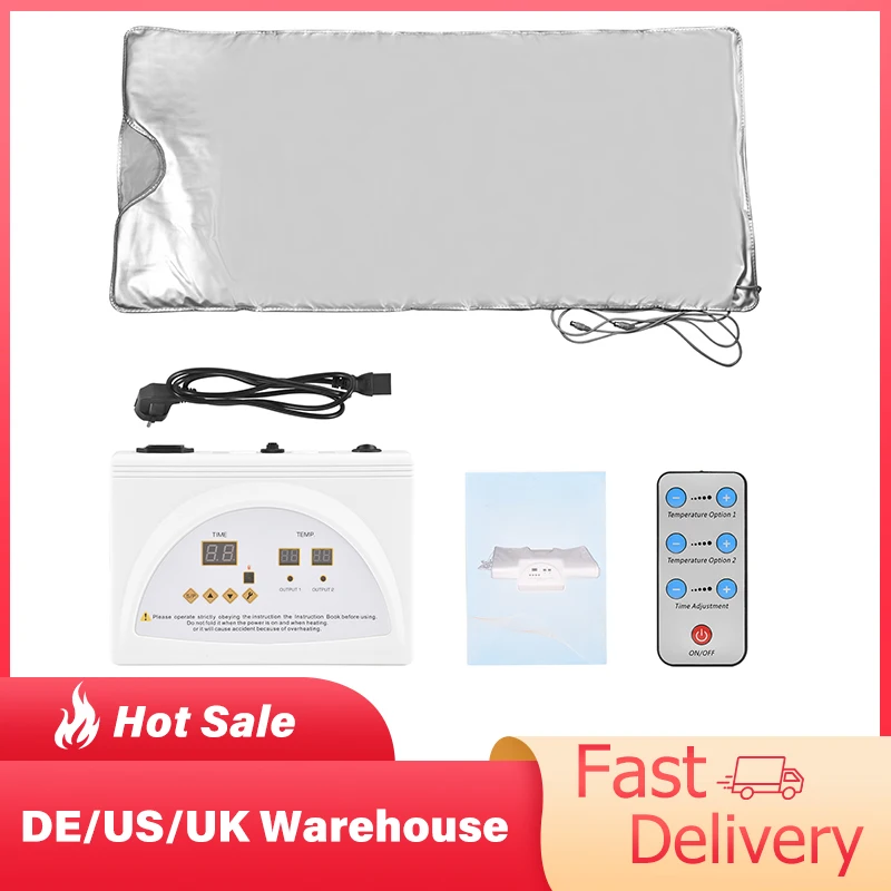 

Одеяло для сауны для сжигания жира Slimmin для потери веса спа детоксикации инфракрасное дистанционное управление нагревательное одеяло для д...