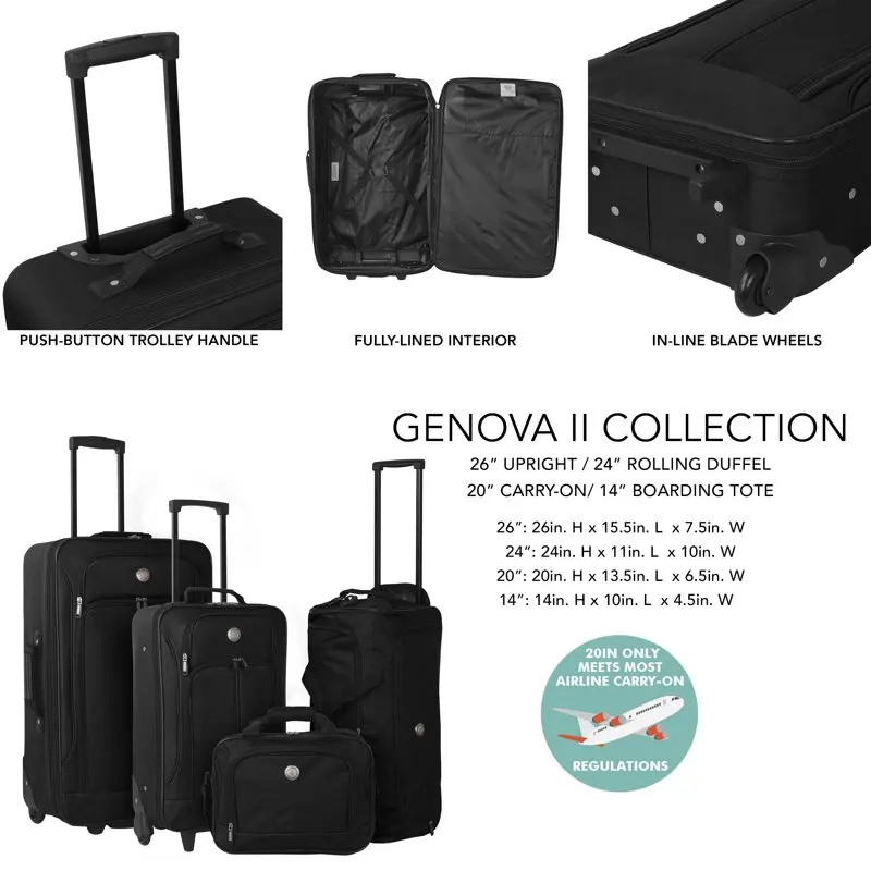 4 Piece Travel Set