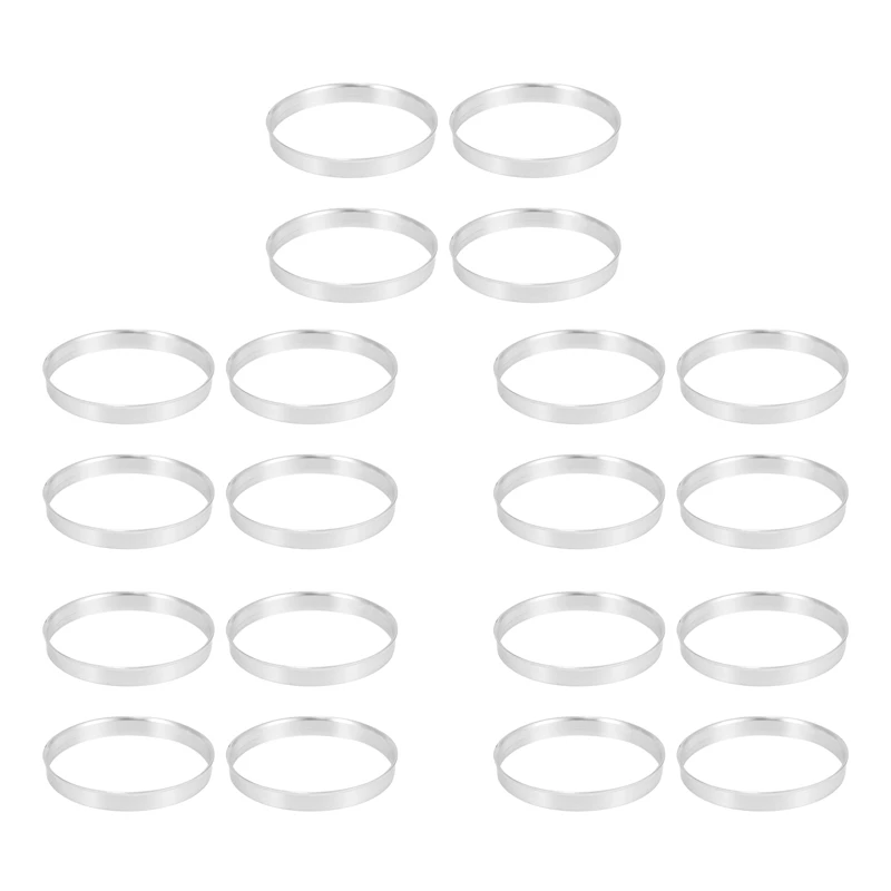 

20 X Universal Aluminum Hub Centric Ring Wheel Spacer Set 74.1Mm O/D 72.6Mm I/D