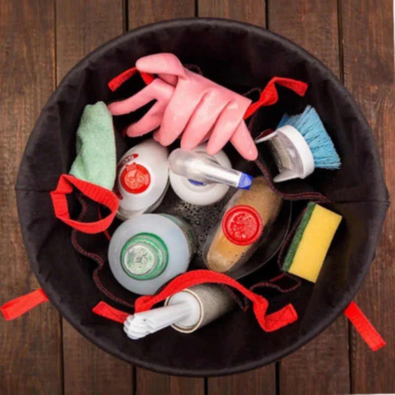 

Bucket Organizer Pouch Storage Bag 42 Grids Pocket Gardening Tool Bag Garden Tool Pouch Hand Tool Bag Planting Props Basket