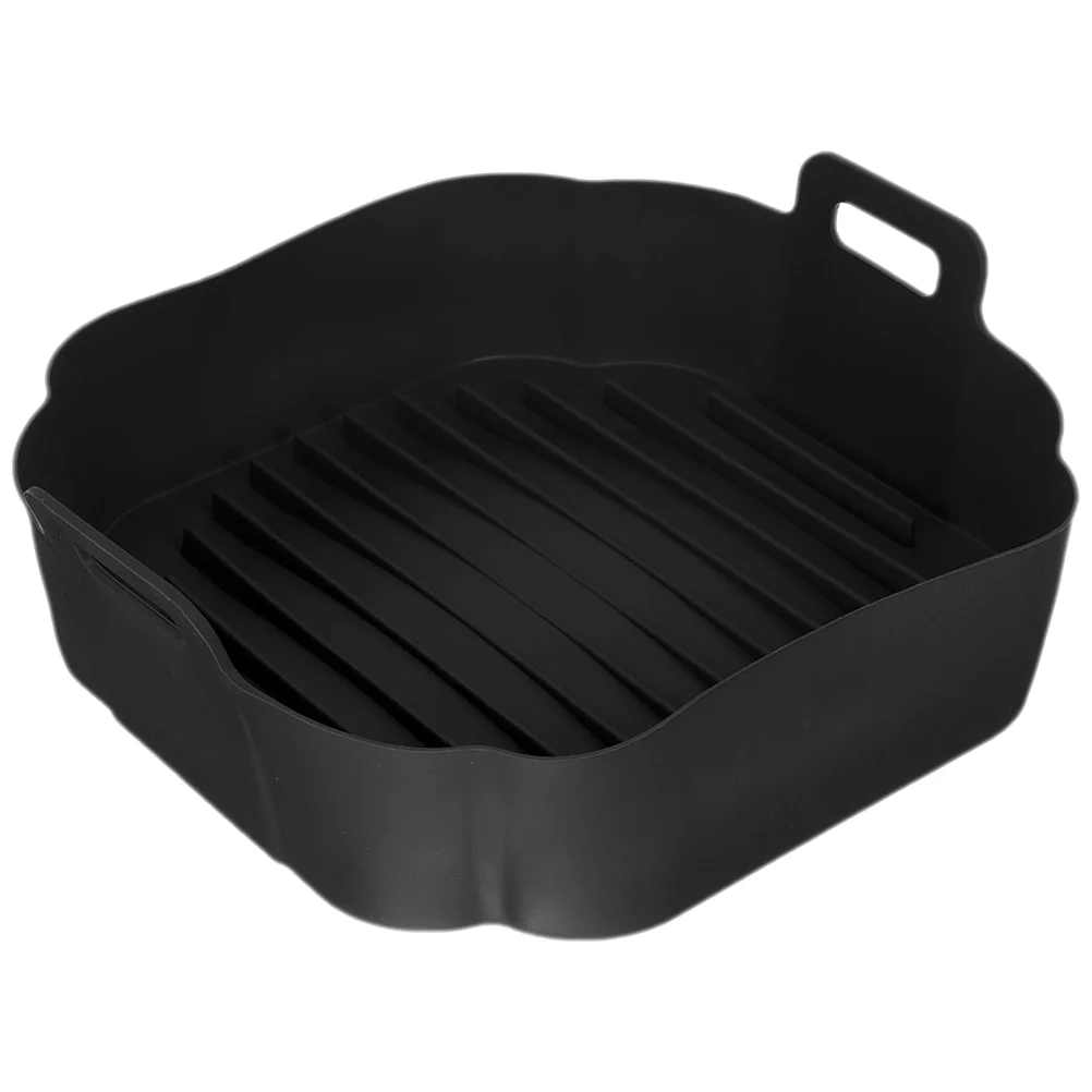 

Silicone Bakeware Air Fryer Liner Restaurant Square Baskets Kitchen Pot Silica Gel Non-stick Cooking Baking Pan