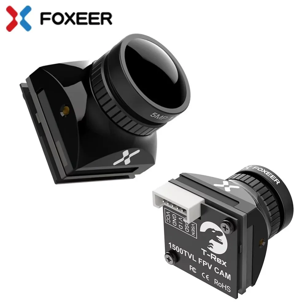 Foxeer T-Rex Micro 1500TVL Super WDR 4:3/16:9 PAL/NTSC Переключаемая FPV камера с низкой задержкой для Racing