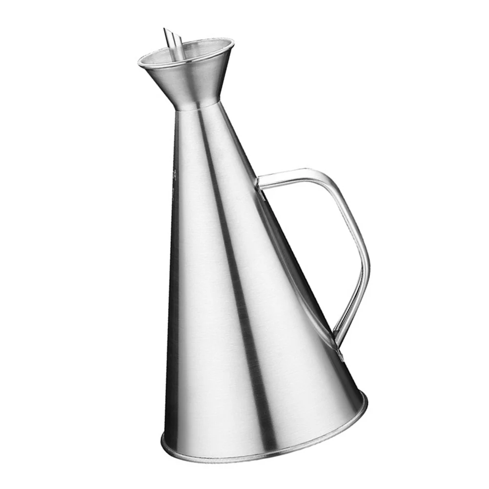 

500 Ml Cooking Oil Container Salad Oil Dispenser Olives Stainless Steel Vinegar Dispenser Olive Oil Bottle Kitchen accessories