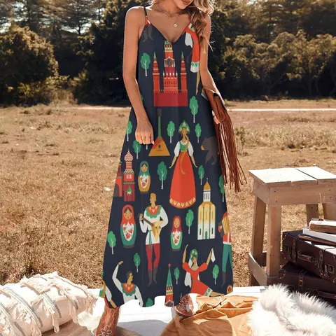 Платье в русском народном стиле - купить недорого | AliExpress