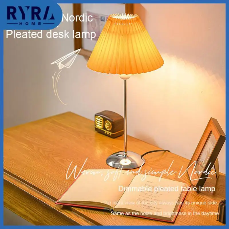 

No Visible Video Flash Nordic Style Korean Style Bedroom Bedside Lamp Retro Night Light Atmosphere Light Full Of Artistic Sense