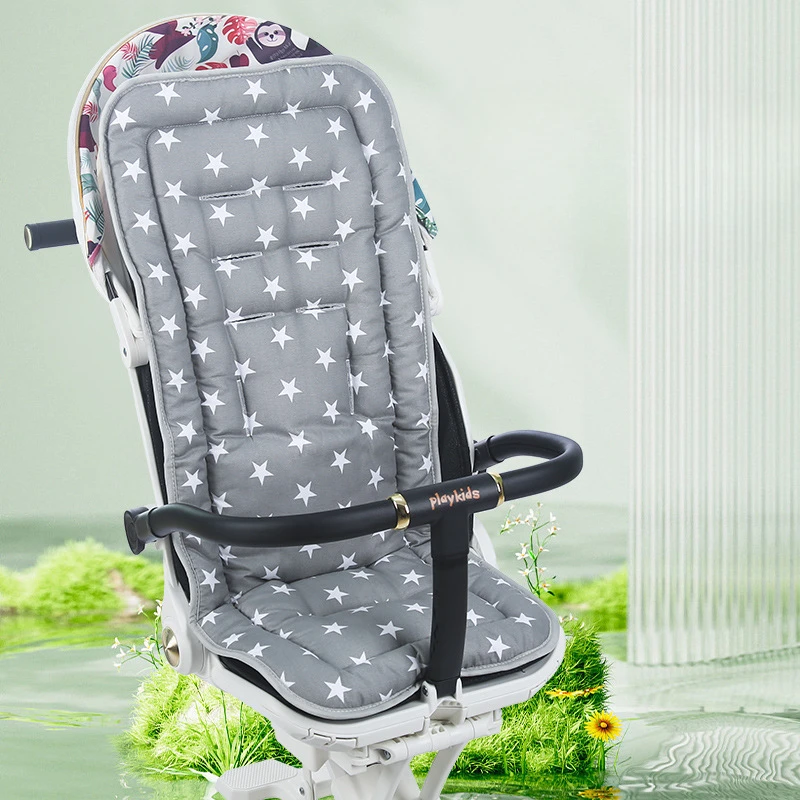 Утолщенный амортизирующий коврик для детской коляски хлопковая подстилка