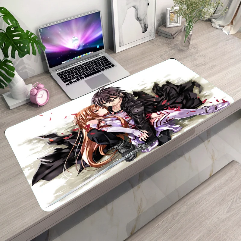 

MRGLZY Accessories Lock Game Mat Carpet Gamer Desktop Keyboa Carpet Work Mat Anime Big Mouse Padrgb mousepad diy custom mousepad
