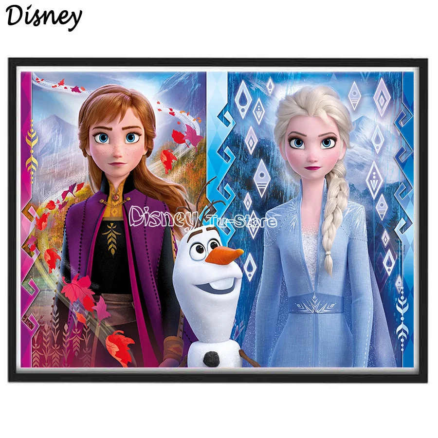 

5d Diy Diamond Painting Disney Frozen Elsa Princess Cross Stitch Embroidery Rhinestone Picture Mosaic Set Home Decor Kids Gift