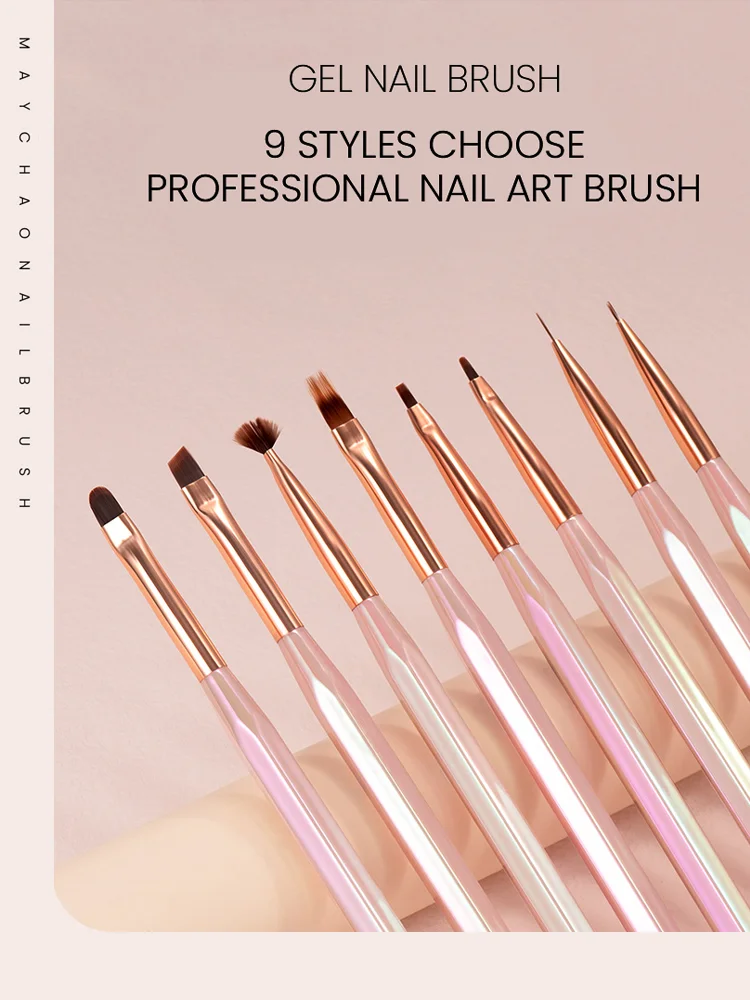 

Nail Art Brush For UV Gel Nail Polish Gel Brush Nail Art Design Gel Brush Painting Brush Strip Line Pen Brush