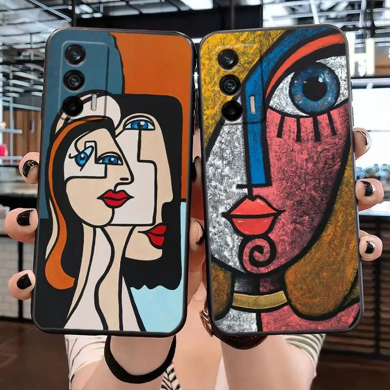 

Case For OPPO Realme GT 2 Pro Master NARZO 50 50I 50A 5G C35 C33 C31 C30 C30S C21 C21Y C20 C15 C12 C2 Case Abstract Painting Art
