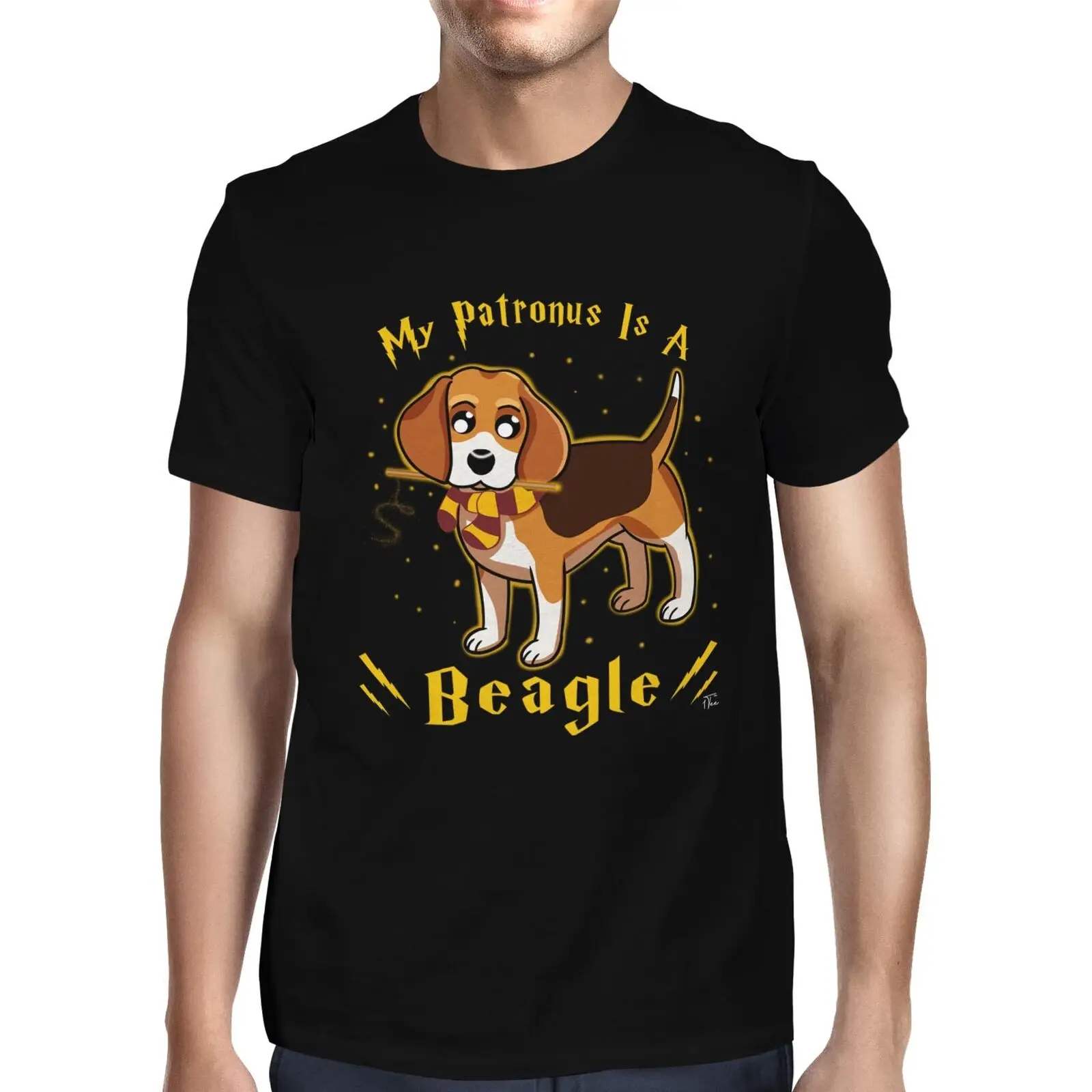 Мужская футболка с надписью My paonus Is A Beagle Dog 1 шт.