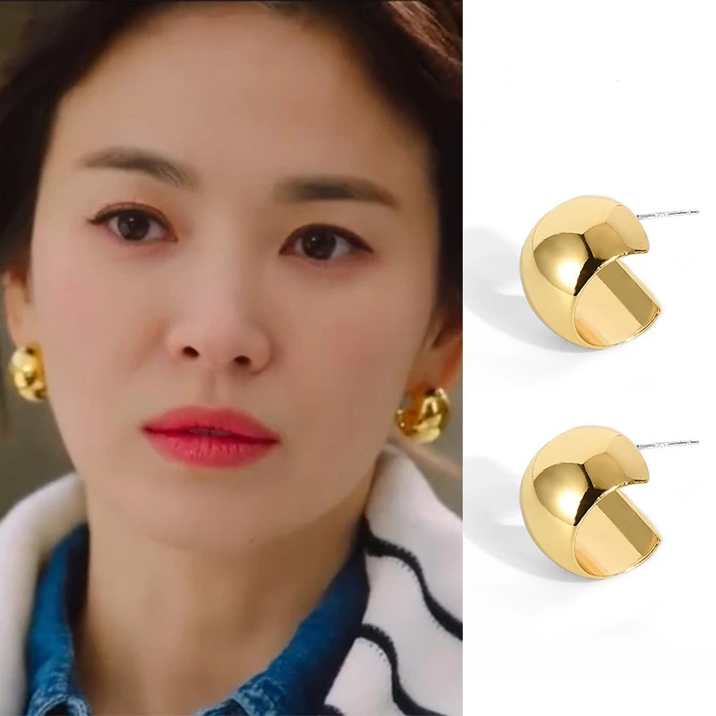 

Now, We Are Breaking Up drama new Hye gyo Song same Korean Ear Earrings For Women Girls Pendientes girl gift unique