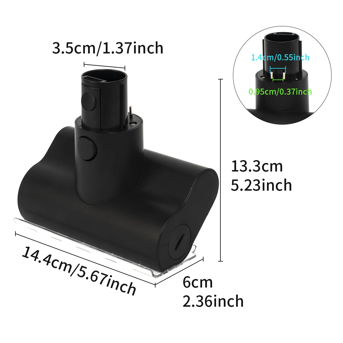 Фото Мини-насадка для ручного пылесоса Dreame V20/V20 Pro/R10/R20/R30/Z10/Z20/Z30/V12/V11SE/T20, для матрасов, диванов и тканевых поверхностей №2