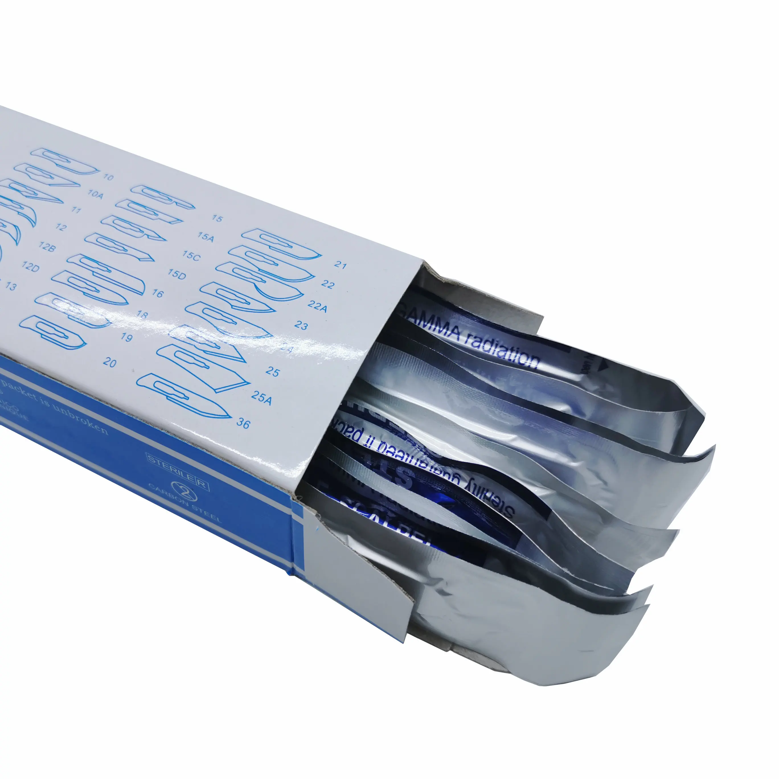 Асептические одноразовые 10 # круглые Скальпели 11 точечные для хирургической кожи