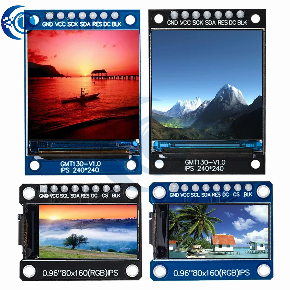 TFT-дисплей 0 96 дюймов IPS 8P SPI HD 65K полноцветный ЖК-модуль ST7735 Привод IC 80*160 (не OLED) для