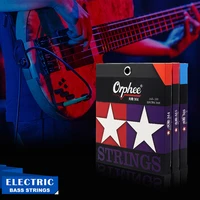 orphee nano coating electric bass strings for 456 strings bass hexagonal core 100 nickel