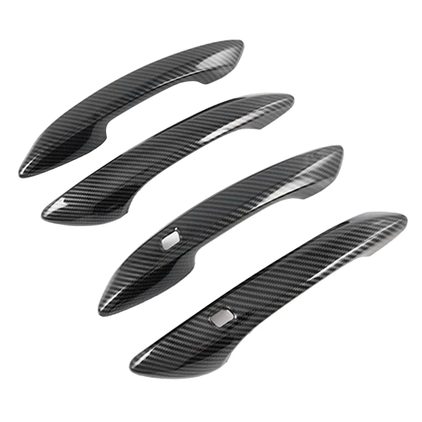 

Car Styling 4PCS ABS Carbon Fiber Outer Side Door Handle Cover Trim for Hyundai Sonata 2020 2021