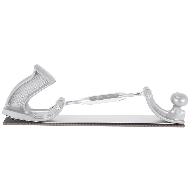 Adjustable Frame Milled Tooth Car Body Polisher Files Metal Panel Polishing Curved Steel File Holder(Medium)