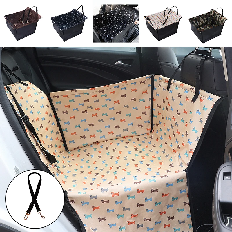 

Carrying Back Dog Car Seat Protector Mat Perro Cover Transportin For Blanket Carriers Hammock Dogs Cats Rear Pet Waterproof