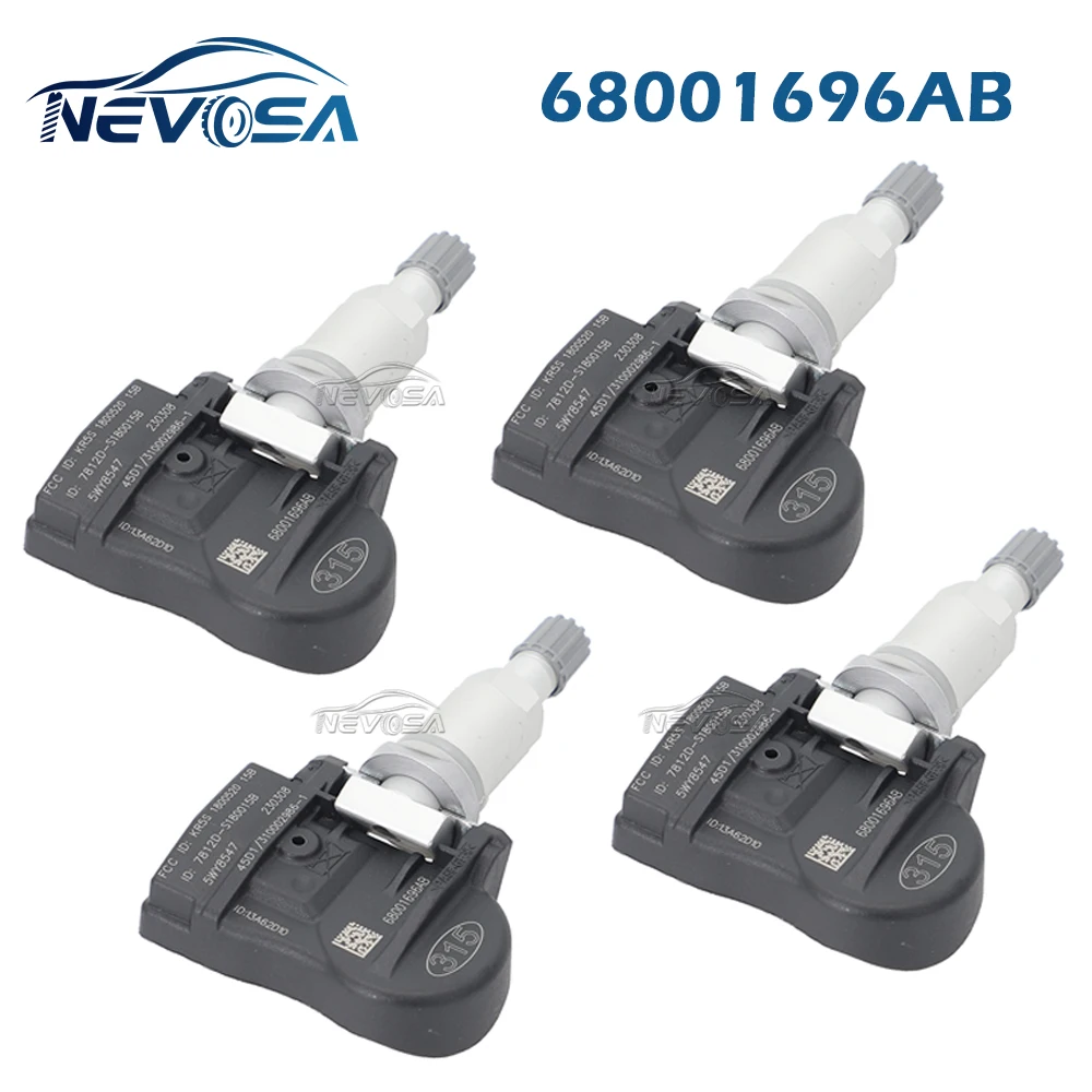 Датчик TPMS 68001696AB для Chrysler Crossfire Aspen Pacifica Sebring Dodge Magnum Charger Jeep Compass Patriot 68001696AA 315 МГц
