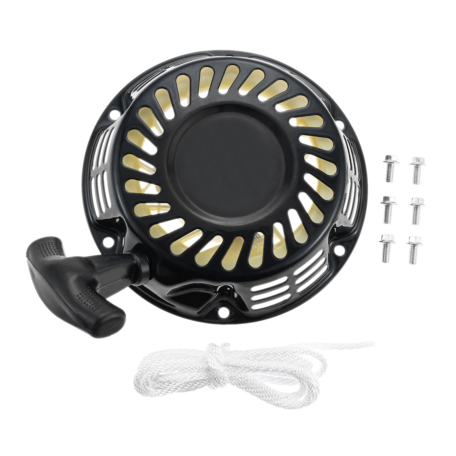 Фото Ручной стартер в сборе, подходит для Coleman Baja Messimo Lifan Ducar 212Cc 196Cc 224Cc Harbor Freight Predator 212 224 7HP Pull Start №5