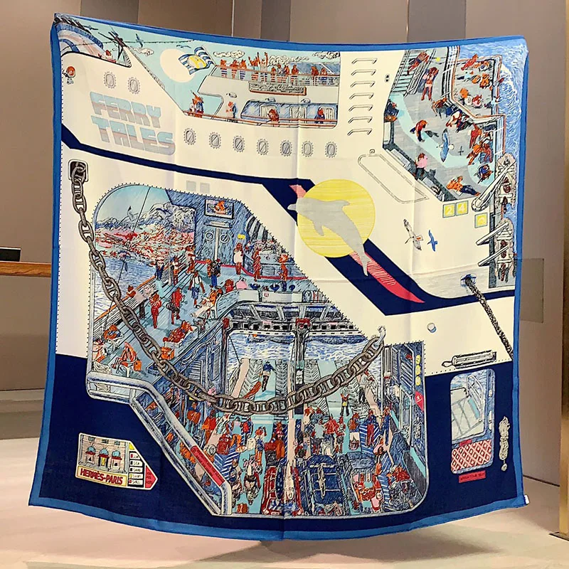 

Scarf for Women Designer Cashmere Shawl 140cm Double-sided Printing Hijab Winter Warmth Wraps Pareo Fashion Pashmina Scarves