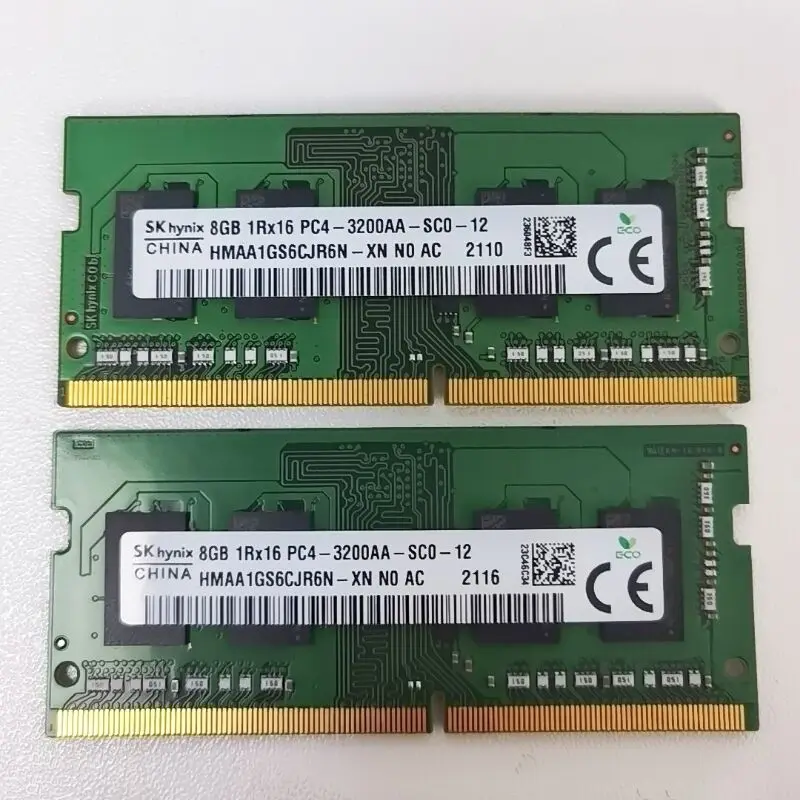

Оперативная память для ноутбука skhynix RAMS DDR4 8 Гб 3200 МГц DDR4 8 Гб 1RX16