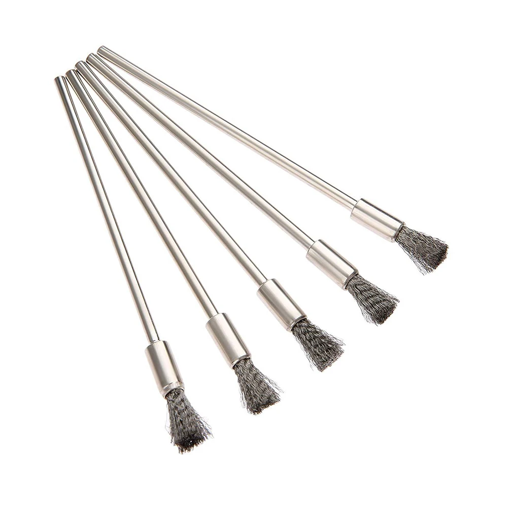 

5pcs 100mm Brass Stainless Steel Wire Brushes Cleaning Polishing Brush For Derusting Rust Removal Tools Accessories