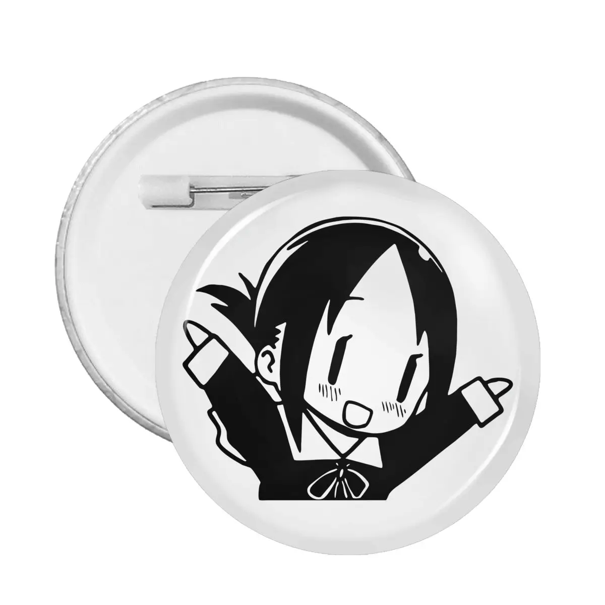 

Chibi Bakaguya Chan Kaichou Kaguya-sama Love Is War Badge Anime Lapel Pins for Hat Creative Brooch PVC Soft Button Pin