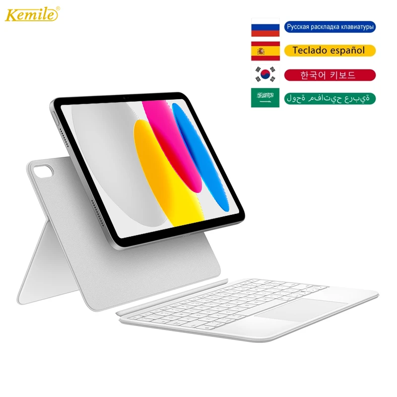Magic Keyboard Folio for iPad 10th generation 10.9 2022 case Magic Keyboard Folio for iPad 10th 10.9 2022 Case keyboard Arabic
