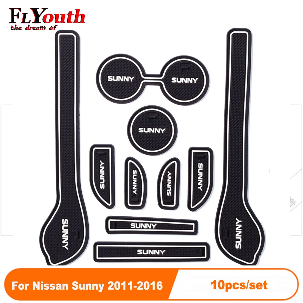 

10 шт./комплект, Противоскользящие коврики для Nissan Sunny 2011-2016