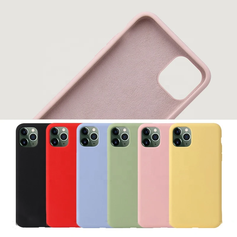 

Ultra Slim Liquid Silicone Phone Case For iPhone 13 11 12 Pro Max 12 Mini Case Cover For iPhone XR XS Max 7 8 Plus 6S Soft Cases