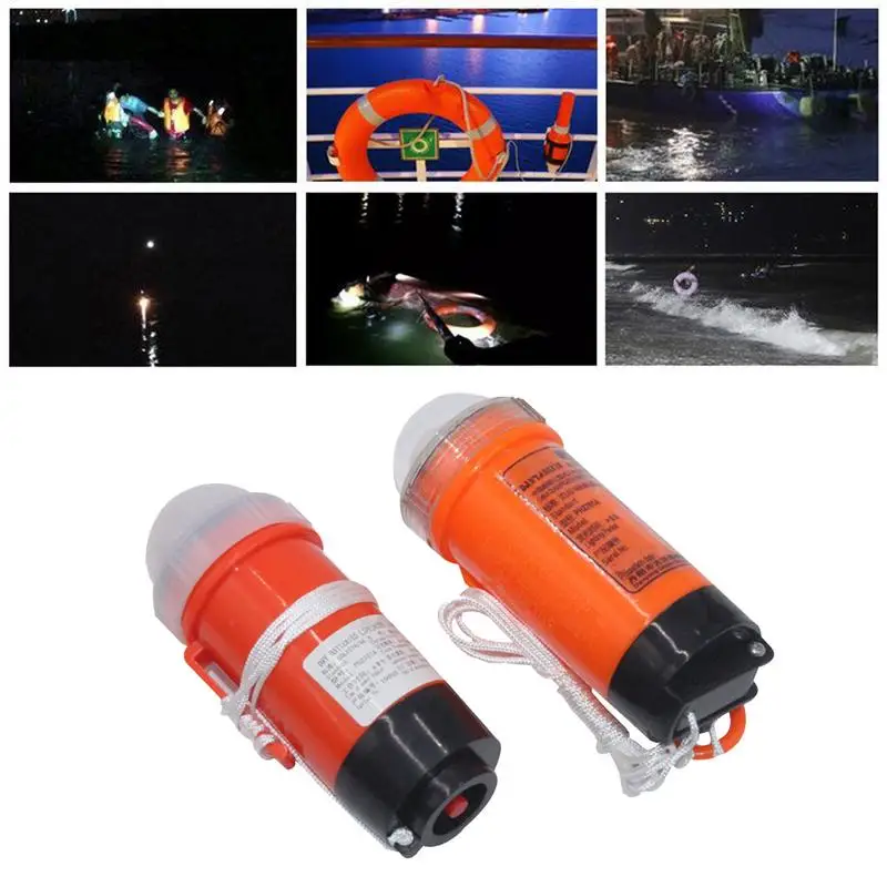

Emergency Strobe Lights Marine Easily Attaches to Life Vest Jacket Waterproof LED Light For Emergency Camping Hiking Survival