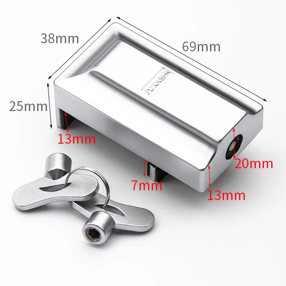 

Home Garden Safety Lock Sliding Security Key Lock Sliding Doors Anti-theft Stopper Building Hardware Child Safety