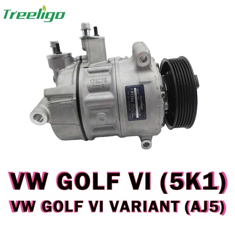 1K0820859S 5N0820803 Automotive Car AC Air Conditioning Compressor For VW Golf VI Variant 2008 - 2013 Air Conditioner Compressor